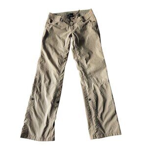 Kuhl Women's Sz 6 Short Splash Metro Tan Roll-Up Pants Hiking Camping Outdoors